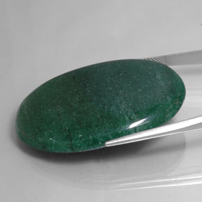 Aventurina Verde Natural 82.69ct, Corte Oval, Translúcido