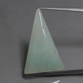 Aventurina verde natural 16,05ct, trillion, translúcido
