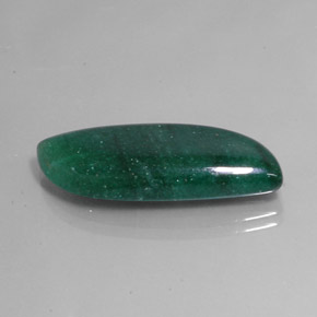 Aventurina verde natural 18,67ct, forma extravagante, translúcido