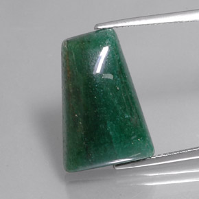 Aventurina verde natural 14,62ct, forma extravagante, translúcido