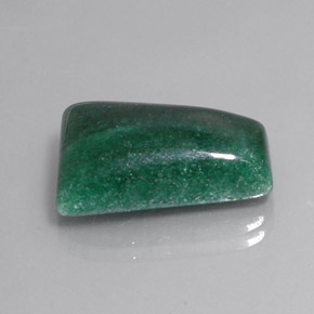 Aventurina verde natural 14,62ct, forma extravagante, translúcido