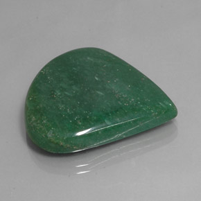 Aventurina Verde Natural 49.57ct, Formato de pêra, Translúcido