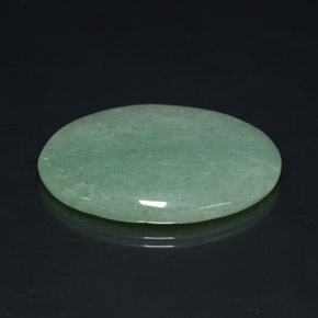 Aventurina Verde Natural 64.52ct, Corte Oval, Opaco