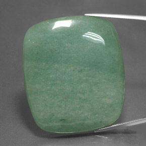 Aventurina Verde Natural 125.05ct, Almofada cortada, Opaco