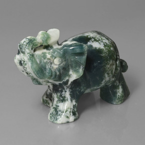 Aventurina verde natural 300,49ct, forma extravagante, opaco