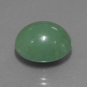 Aventurina verde natural 17,82ct, corte oval, translúcido