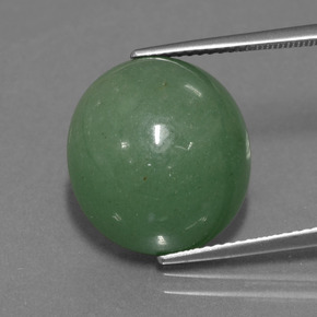 Aventurina verde natural 16,51ct, corte oval, translúcido