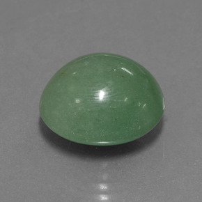 Aventurina verde natural 16,51ct, corte oval, translúcido