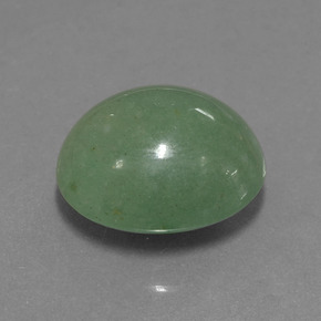 Aventurina Verde Natural 16.76ct, Corte Oval, Translúcido