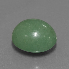 Aventurina Verde Natural 18.83ct, Corte Oval, Translúcido