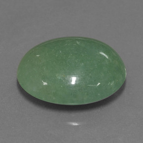 Aventurina verde natural 24,45ct, corte oval, translúcido