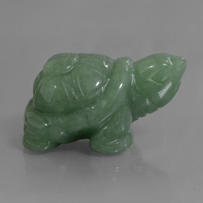 Aventurina verde natural 292,50ct, forma extravagante, opaco