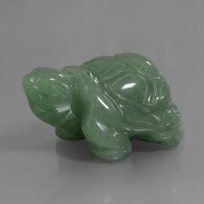 Aventurina verde natural 292,50ct, forma extravagante, opaco