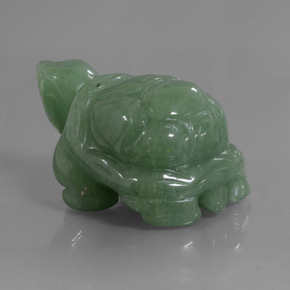 Aventurina verde natural 292,50ct, forma extravagante, opaco
