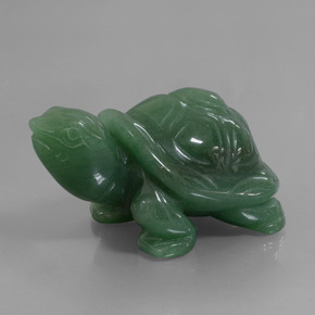 Aventurina verde natural 457,52ct, forma extravagante, opaco