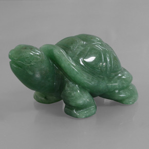Aventurina verde natural 484,53ct, forma extravagante, opaco