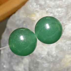 Pedras preciosas de aventurina verde natural de  ct, esfera / bola, translúcido