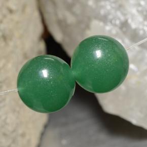 Pedras preciosas de Aventurina Verde natural de 23.11 ct, Esfera / Bola, Translúcido