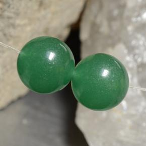 Pedras preciosas de Aventurina Verde natural de 23.11 ct, Esfera / Bola, Translúcido