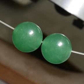 Pedras preciosas de Aventurina Verde natural de 23.27 ct, Esfera / Bola, Translúcido