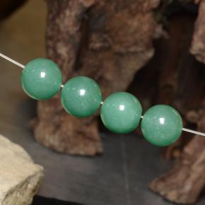 Pedras preciosas de Aventurina Verde natural de 28.22 ct, Esfera / Bola, Translúcido