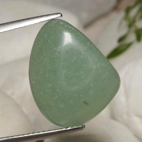 Aventurina verde natural 12,17ct, forma extravagante, translúcido