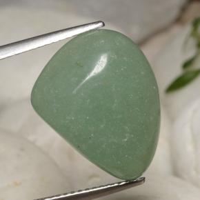 Aventurina verde natural 12,17ct, forma extravagante, translúcido