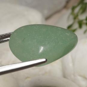 Aventurina verde natural 12,17ct, forma extravagante, translúcido