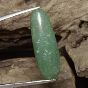 Aventurina verde natural 24,10ct, corte oval, translúcido