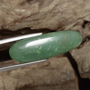 Aventurina verde natural 24,10ct, corte oval, translúcido