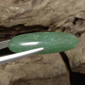 Aventurina verde natural 24,10ct, corte oval, translúcido