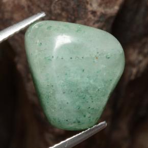 Aventurina verde natural 16,88ct, forma extravagante, translúcido