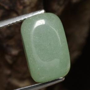 Aventurina verde natural 10,91ct, forma extravagante, translúcido