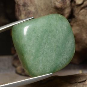 Aventurina verde natural 40,34ct, forma extravagante, translúcido