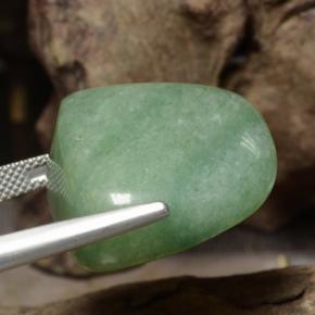 Aventurina verde natural 40,34ct, forma extravagante, translúcido