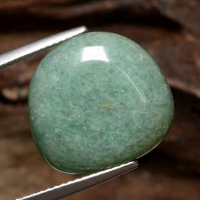 Aventurina verde natural 19,06ct, forma extravagante, translúcido