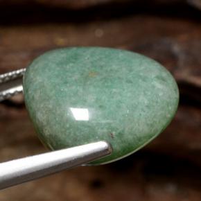 Aventurina verde natural 19,06ct, forma extravagante, translúcido