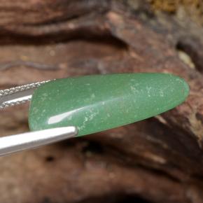 Aventurina verde natural 13,43ct, trillion, translúcido