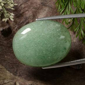 Aventurina verde natural 29,29ct, corte oval, translúcido