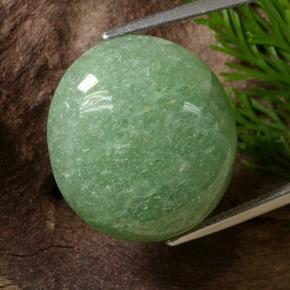 Aventurina verde natural 22,18ct, corte oval, translúcido