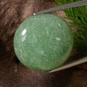 Aventurina verde natural 22,18ct, corte oval, translúcido