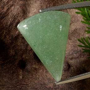 Aventurina Verde Natural 12.64ct, Trilhão, Translúcido