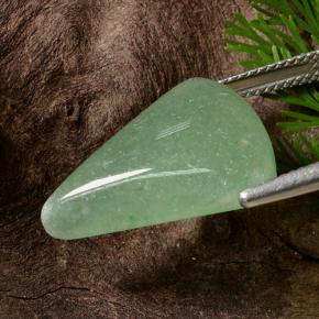 Aventurina Verde Natural 12.64ct, Trilhão, Translúcido