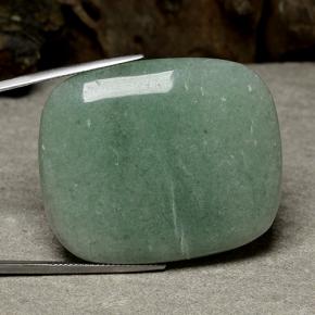 Aventurina verde natural 99,99ct, almofada cortada, translúcido