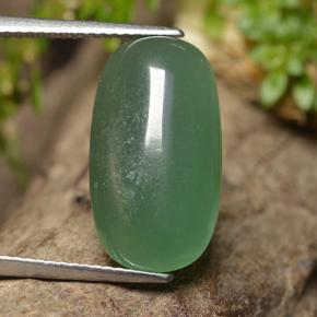 Aventurina verde natural 8,04ct, almofada cortada, translúcido