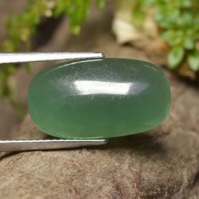 Aventurina verde natural 8,04ct, almofada cortada, translúcido