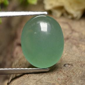 Aventurina Verde Natural 3.64ct, Corte Oval, Translúcido