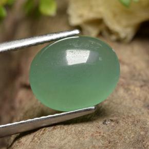 Aventurina Verde Natural 3.64ct, Corte Oval, Translúcido