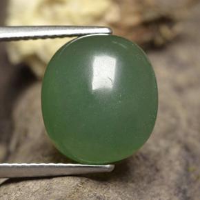 Aventurina Verde Natural 6.23ct, Corte Oval, Translúcido