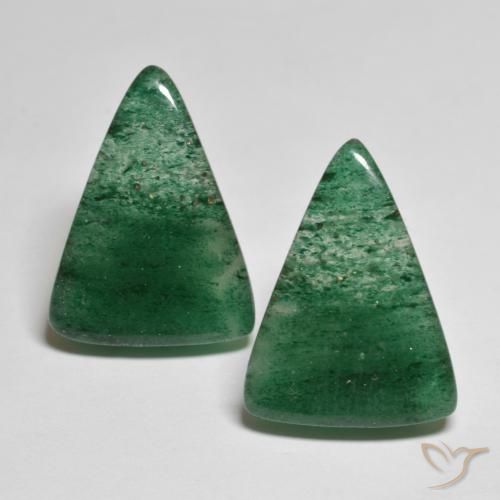 Pedras preciosas de Aventurina Verde claro natural de 15.94 ct, Trilhão, Translúcido